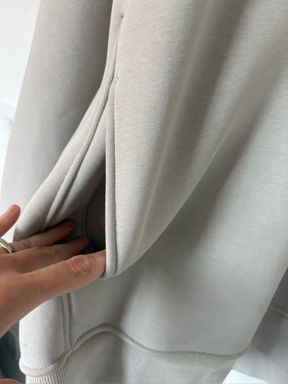 Lululemon Women's Big Cozy Ultra Oversized Hoodie - Dove Grey Size M